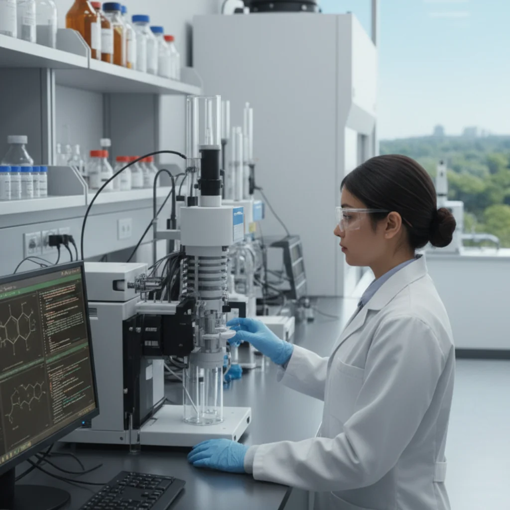 Physician reviewing an environmental toxin panel report at AARx